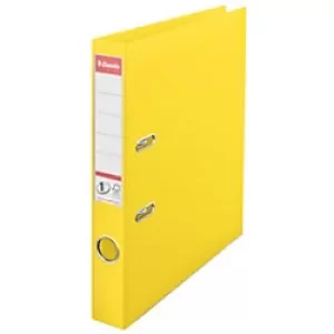 Esselte VIVIDA A4 50 mm Spine Plastic Lever Arch File Yellow Pack of 10