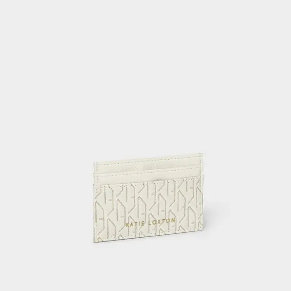 Katie Loxton Signature Cardholder in Off White KLB2730