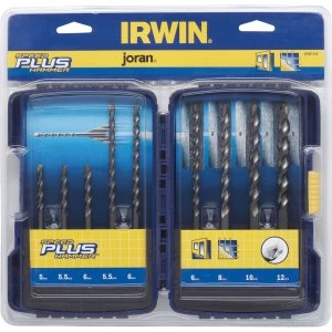 Irwin 9 Piece Speedhammer Plus SDS Drill Bit Set