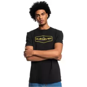 Quiksilver Logo T Shirt Mens - Black