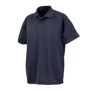 Spiro Impact Mens Performance Aircool Polo T-Shirt (M) (Navy Blue)