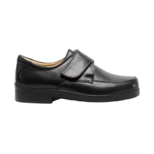 Roamers Mens Extra Wide Fitting Touch Fastening Casual Shoes (8 UK) (Black)