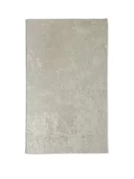 Catherine Lansfield Crushed Velvet Tablecloth In Natural