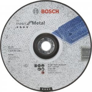 Bosch A30T BF Drepressed Centre Metal Grinding Disc 230mm