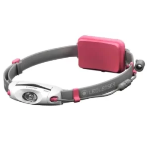 LED Lenser NEO6R Rechargeable Lightweight Head Torch Pink