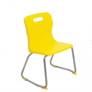 TC Office Titan Skid Base Chair Size 3, Yellow
