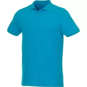 Elevate Mens Beryl Short Sleeve Organic Polo Shirt (XL) (Blue)