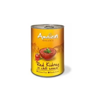 Red Kidney Beans In Chilli Sauce - 400g x 6 - 87168 - Amaizin