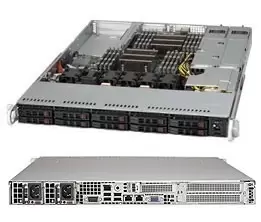 SuperChassis 116TQ-R706WB - Rack - Server - Black - Gray - 1U - Home/Office - 80Plus Platinum UL - FCC - CE CUL TUV EN 60950/IEC 60950