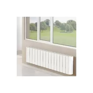 TCP Smart WiFi Electric Oil Filled Conservatory Radiator White 1300x420mm 1500w - White