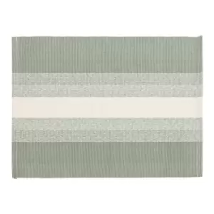 Gallery Interiors Pace Ombre Ribbed Placemat Sage