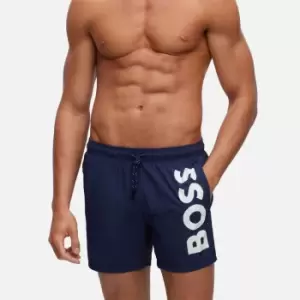 BOSS Bodywear Mens Octopus Swim Shorts - Navy - XXL