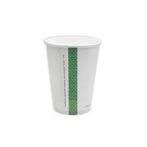 Vegware Hot Cup 12oz Single Wall White Pack of 1000 LV-12 VG92023