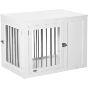 Furniture-Style Dog Crate w/ 2 Lockable Doors, for Medium Dogs - Pawhut