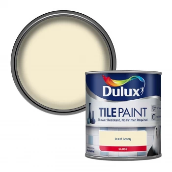 Dulux Iced Ivory Tile Paint 600ml