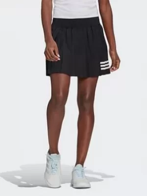 adidas Club Tennis Pleated Skirt, White/Grey, Size XL, Women
