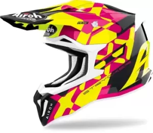 Airoh Strycker XXX Carbon Motocross Helmet, pink Size M pink, Size M