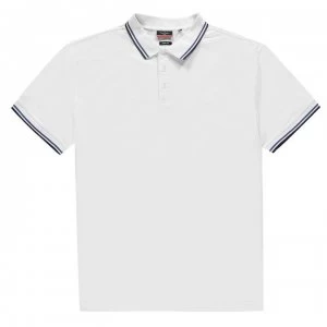 Pierre Cardin XL Tipped Polo Shirt Mens - White
