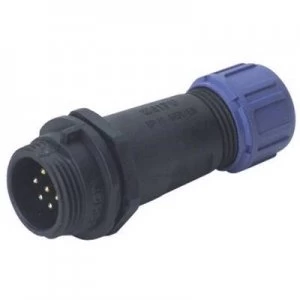 Weipu SP1311 P 6 II Bullet connector Plug straight Series connectors SP13 Total number of pins 6