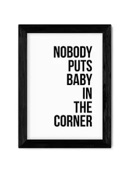 East End Prints Baby In The Corner By Native State A1 Framed Print - Un-Framed