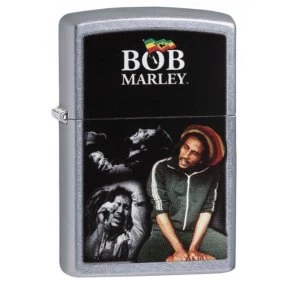 Zippo Bob Marley Memorable Moments Street Chrome Finish Windproof Lighter