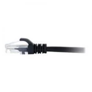 C2G 0.3m Cat6 Booted Unshielded (UTP) Network Patch Cable Black