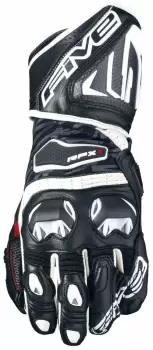 Five RFX 1.1 Motorcycle Gloves, black-white, Size L, black-white, Size L