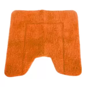 Mayfair Cashmere Touch Ultimate Microfibre Pedestal Mat (50x50cm) (Orange)