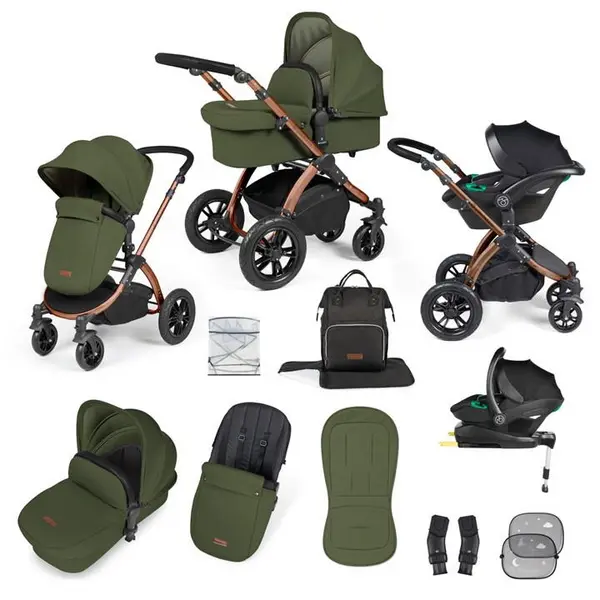 Ickle Bubba Stomp Luxe All-in-One I-Size Travel System Travel one White 42753082055