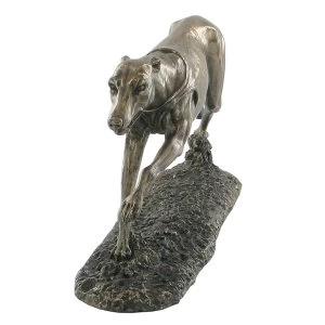 Single Greyhound Cold Cast Bronze Sculpture 8cm