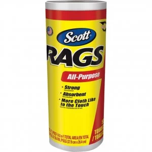 Scott Strong Absorbent Rags On A Roll