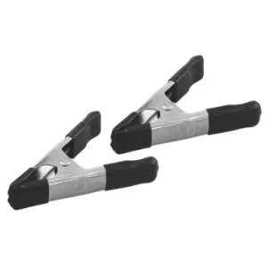Rolson Spring Clamp Set, 100mm, Set of 2