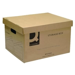 Q Connect Brown Storage Box 335x400x250mm KF21665
