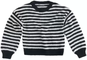 Kids Only Piumo Pullover Knitted Sweatshirt Black white