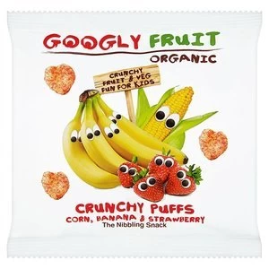 Googly Fruit Crunchy Puffs - Banana and Strawberry
