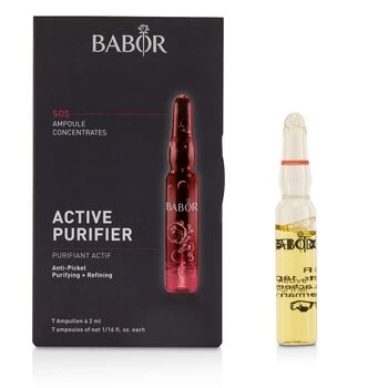 Babor Ampoule Concentrates SOS Active Purifier (Purifying + Refining) - For Problematic, Impure Skin 7x2ml/0.06oz