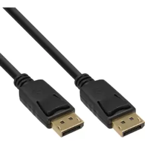 InLine DisplayPort Cable Black gold plated 10m