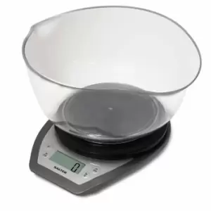 Salter Electronic Kitchen Scale With Dual Pour Mixing Bowl