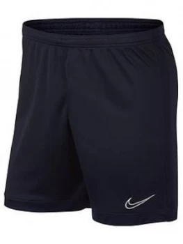 Boys, Nike Junior Dry Knit Academy Short, Navy, Size M (10-11 Years)