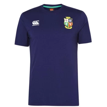 Canterbury British and Irish Lions Jersey T Shirt Mens - Blue
