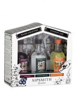 Sipsmith Distillery Gin 3x5cl Gift Set, One Colour, Women