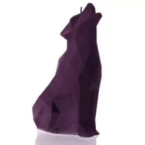 Wolf Candle &ndash; Violet