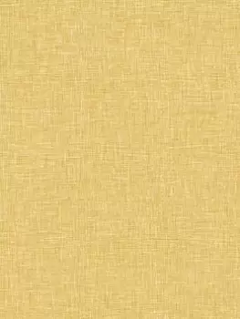 Arthouse Linen Texture Wallpaper - Ochre