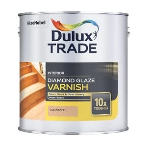 Dulux Trade Diamond Glaze Clear Satin Varnish 1L