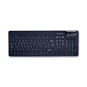 Cherry AKC8200 Hygiene Keyboard with Integrated Smartcard Reader Black
