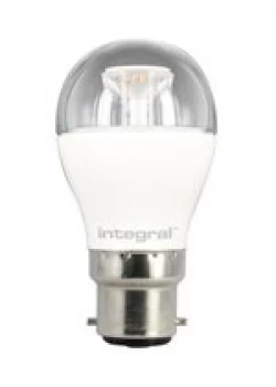 Integral Mini Globe 6W (40W) 2700K 470lm B22 Non-Dimmable Clear Lamp