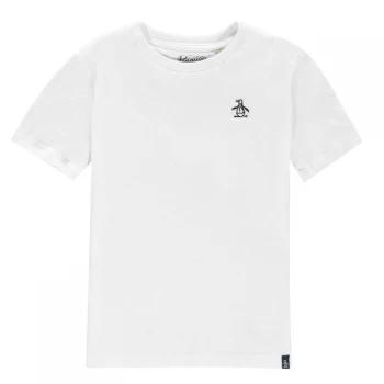 Original Penguin Classic Logo T-Shirt - Brigt White
