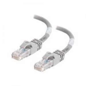 C2G 0.3m Cat6 Booted Unshielded (UTP) Network Patch Cable Grey