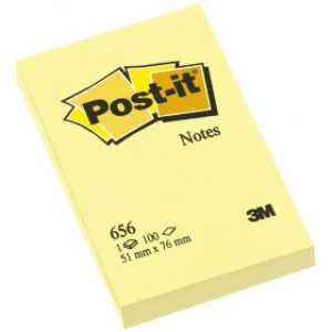 3M Post-It Notes Yellow 51 x 76mm