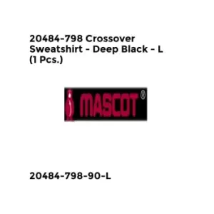 20484-798 Crossover Sweatshirt - Deep Black - L (1 Pcs.)